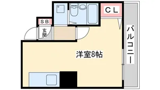 ティーホームズ新大阪【7階】の間取り
