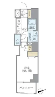 Premier市谷薬王寺 プルミエ市谷薬王寺【4階】の間取り