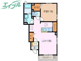 ドルチェ セグレートI【1階】の間取り