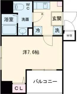 ディアレイシャス王子神谷【7階】の間取り