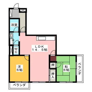 Kyoei Bld【3階】の間取り
