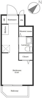 第二東田端ビル【5階】の間取り