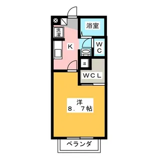 サン・friendsたがたIII【1階】の間取り