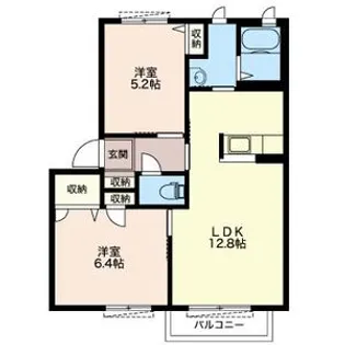 メゾンシープH【2階】の間取り