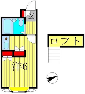 ベルピア新松戸第1【2階】の間取り