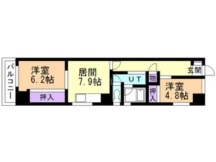 Akora【3階】の間取り