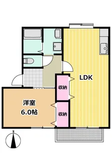 エルム敦賀I【2階】の間取り