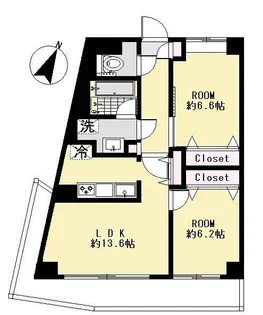 DeLCCS練馬春日町【2階】の間取り