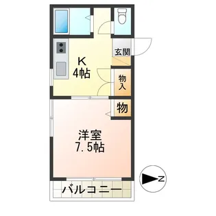 リベルSATO【2階】の間取り