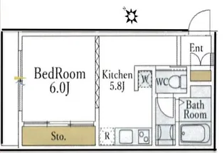 Maison de CiELII【1階】の間取り