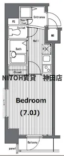 ガラ・グランディ日本橋【10階】の間取り