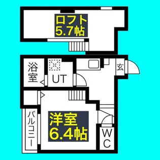 Cathbharr 車道【2階】の間取り