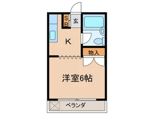 マイ赤塚【2階】の間取り
