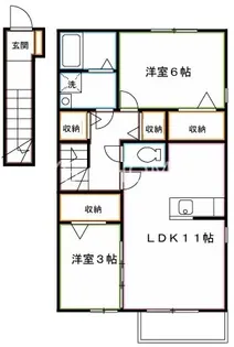 セレッソ東小金井【2階】の間取り
