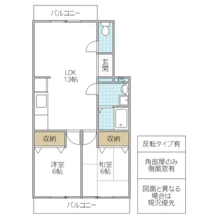 昭和コーポひたちなか【3階】の間取り