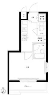 ルーブル久我山【1階】の間取り