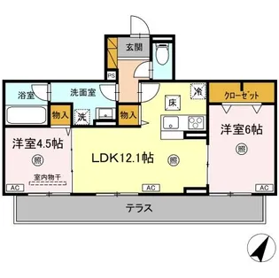 Serenvita Matsushiro( )【1階】の間取り