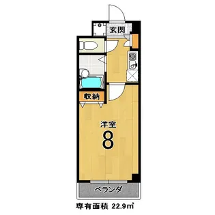 エクシードI【4階】の間取り