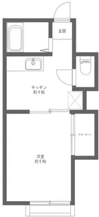 メゾンポプラ【2階】の間取り