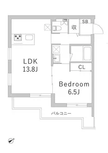 GranDuo東中野II【3階】の間取り