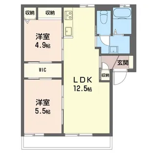 ゴジラハウス【2階】の間取り