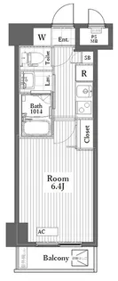 ガラ・ステージ目白台【7階】の間取り