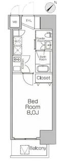 プライムアーバン新百合ヶ丘【8階】の間取り
