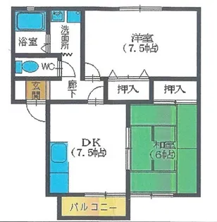 フラーレン21【1階】の間取り