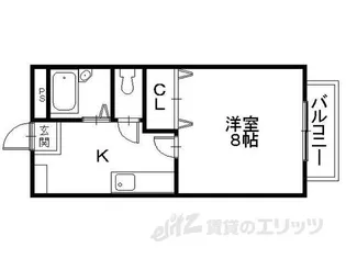 ハイツレークサイド【2階】の間取り
