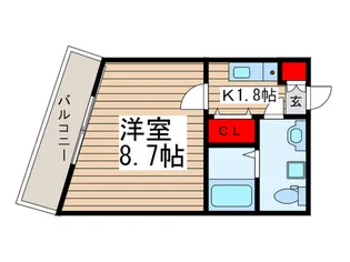 ビラビスタ津田沼【3階】の間取り
