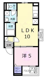 プリマヴェリーナ【4階】の間取り