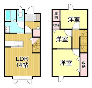 プリマード新中野【1階】の間取り