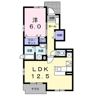 グレース・パレス【1階】の間取り