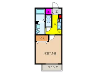 Sereno【2階】の間取り