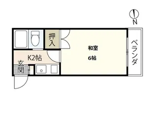 リーベ宇品1【4階】の間取り