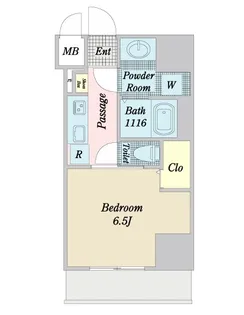 BASE浅草千和【12階】の間取り