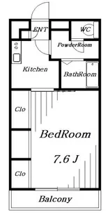 リブリ・鵜の森【1階】の間取り