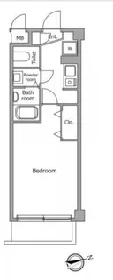 レジディア本郷菊坂プレイス【4階】の間取り
