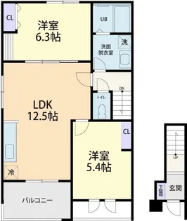 Amabile(アマービレ)【2階】の間取り