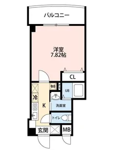 ラフォンテ中野【7階】の間取り