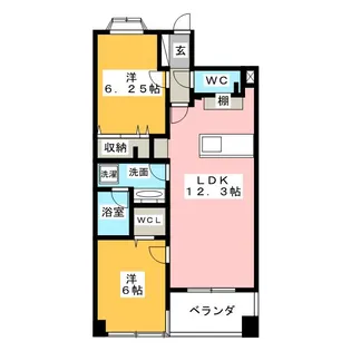 ラ・アトレ大宮土呂【2階】の間取り