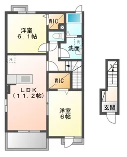 サニー・カーサI【2階】の間取り