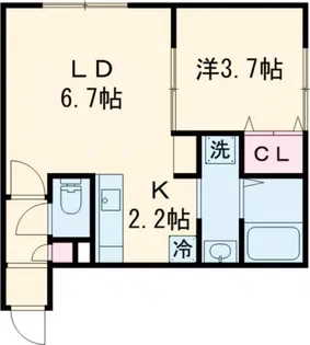 polku(ポルク)【4階】の間取り
