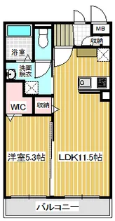 ルクシール神栖【3階】の間取り