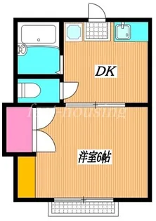 コーポ美映I【1階】の間取り