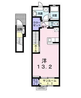 リッシュ【2階】の間取り