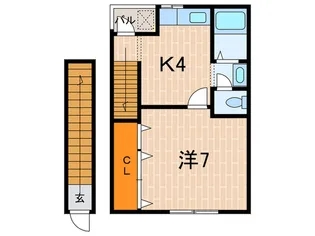FRIEND NIGAWA WEST【2階】の間取り