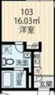 フィオーネ蓮根【1階】の間取り