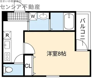 フジパレス深江橋VI番館【1階】の間取り