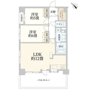 スターロワイヤル中野JP【7階】の間取り